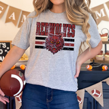 Grunge Redwolves DTF Print