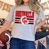 Grunge Squirrels DTF Print