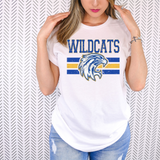 Grunge Wildcats DTF Print