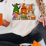 Happy Hallothankmas Gnomes DTF Print
