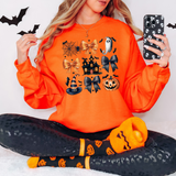 Halloween Coquette Bow Collage DTF Print