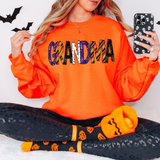 Grandma Halloween Doodle DTF Print