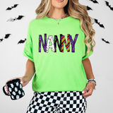 Nanny Halloween Doodle DTF Print