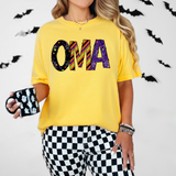 Oma Halloween Doodle DTF Print