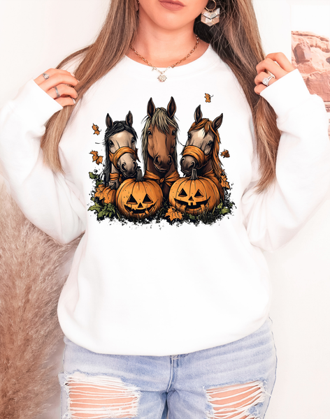 Halloween Horses DTF Print