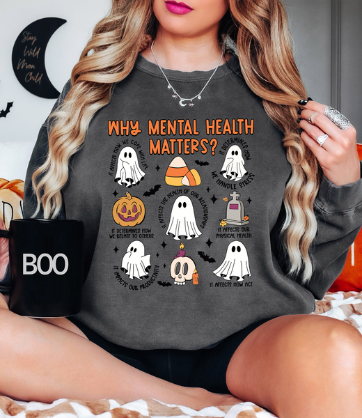 Mental Health Matters Ghost DTF Print