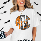 Custom Halloween Monogram DTF Print