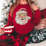Hand painted Santa DTF Print