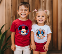 Happy 4th Mickey Co Minnie Co DTF Print