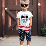 Happy 4th Mickey Co Minnie Co DTF Print