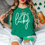 Happy Go Lucky Rainbow DTF Print