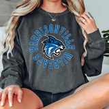 Harrisonville Wildcats Circle DTF Print