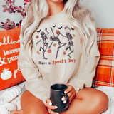 Have a Spooky Day Dancing Skeletons DTF Print