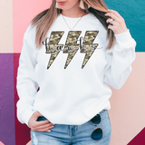 Hawks Camo Bolt Trio DTF Print