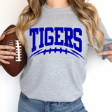 Tigers Football Arched DTF Print