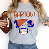 Bartow Football Retrocollage DTF Print