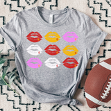 KC Lips Football Laces DTF Print