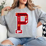 P Redskins Basketball Collage Teams DTF Print