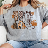 Fall Cowboy Boots DTF Print