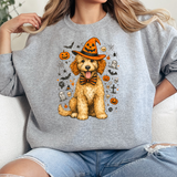 Halloween Doodle Dog DTF Print