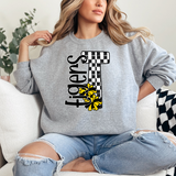 Tigers Checker Cheer DTF Print