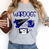 Wardogs Football Retrocollage DTF Print