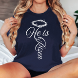 He Is Risen Cross 01 DTF Print
