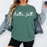 hello, fall Screen Print Transfer