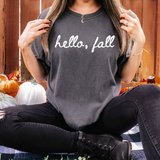 hello, fall Screen Print Transfer