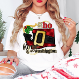 Ho Ho Home Is In washington DTF Print