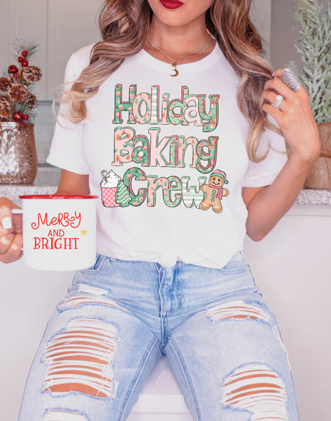 Holiday Baking Crew DTF Print