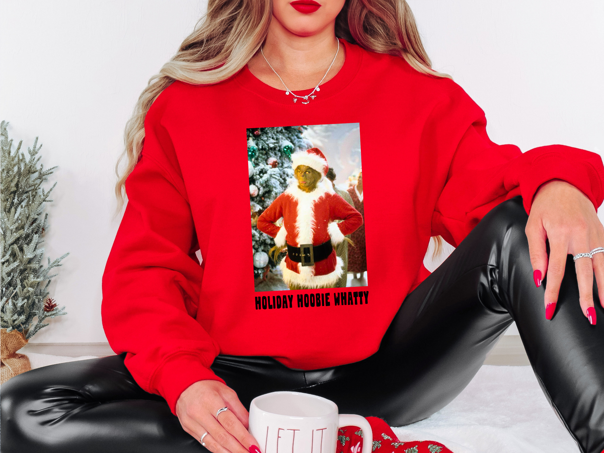 Grinch Holiday Hoobie Whatty DTF Print – Torch Light