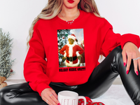 Grinch Holiday Hoobie Whatty DTF Print