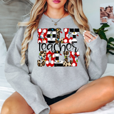Holly Jolly Teacher Christmas 01 DTF Print