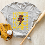 Hornets Baseball Bolt DTF Print