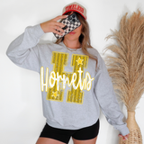 Hornets Stripes Varsity Team DTF Print