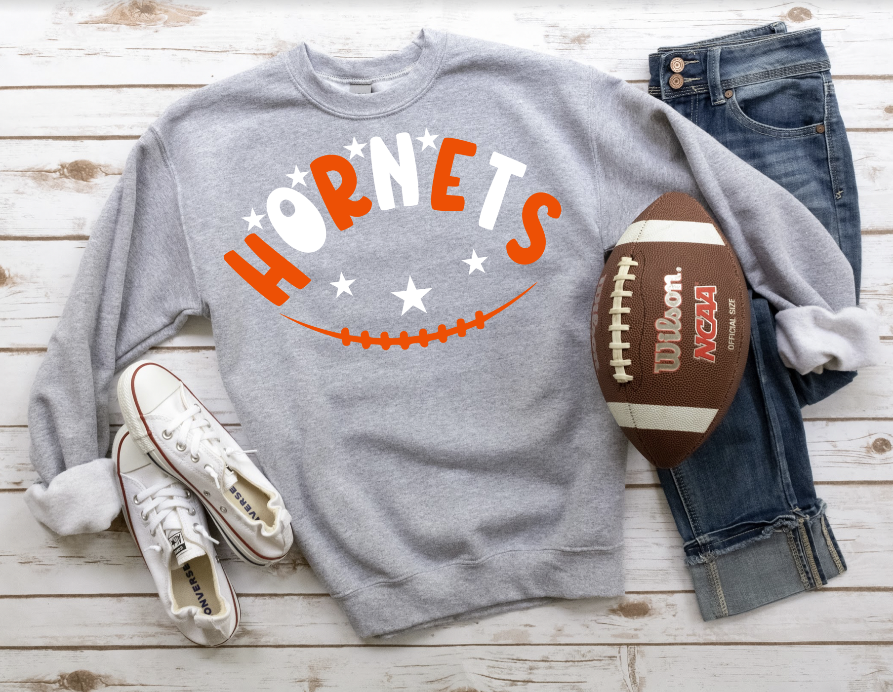 Hornets Football Star DTF Print