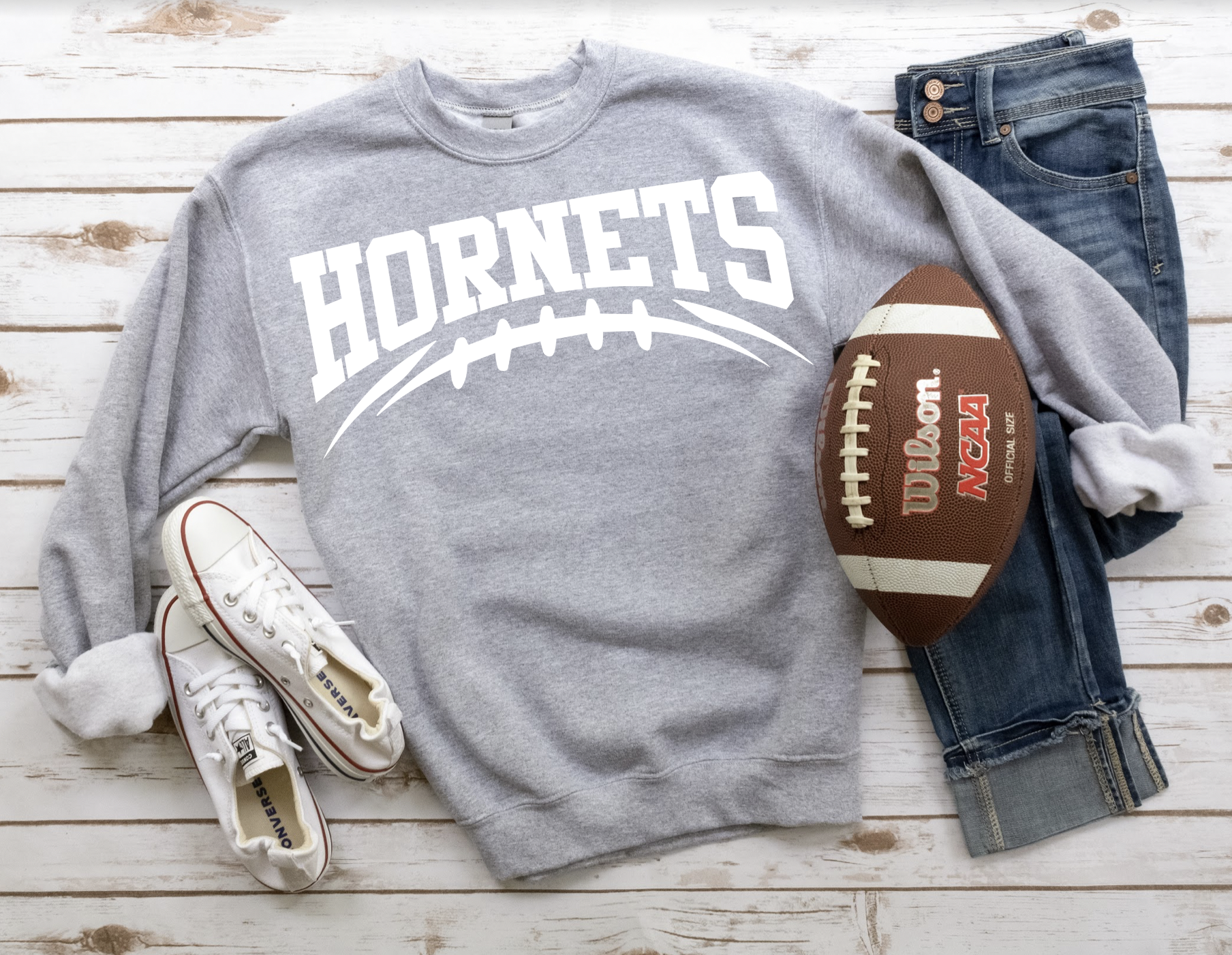 Hornets Football Arched DTF Print