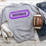 Hounds Retro Team Oval DTF Print