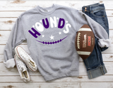 Hounds Football Star DTF Print