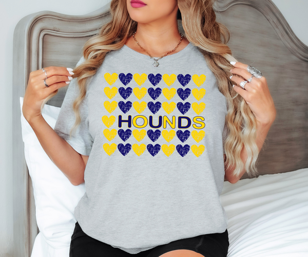 Hounds Heart Collage DTF Print