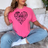 Hounds Heart Typography DTF Print