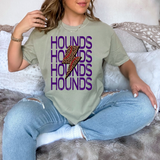 Hounds Baseball Bolt DTF Print