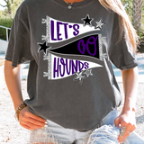 Hounds Lets Go Star Banner Trio DTF Print
