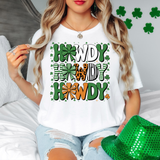 Howdy Repeat Western Doodld DTF Print