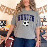 Hunter Soccer Arch Distressed DTF Print
