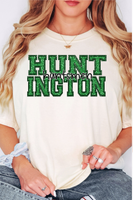 Huntington Huntsmen Varsity Glitter Effect DTF Print