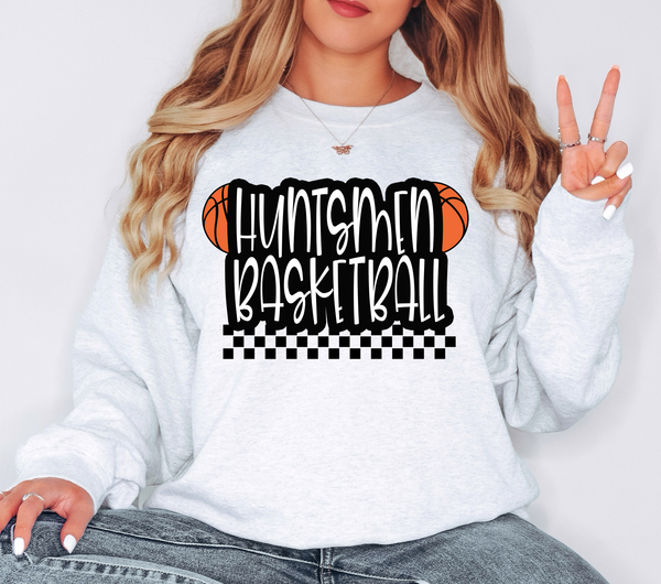 Huntsmen Basketball Checker DTF Print