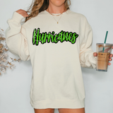 Hurricanes Crackle Cursive Teams DTF Print