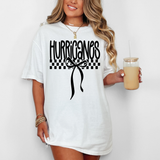 Hurricanes Simple Bow Checker DTF Print